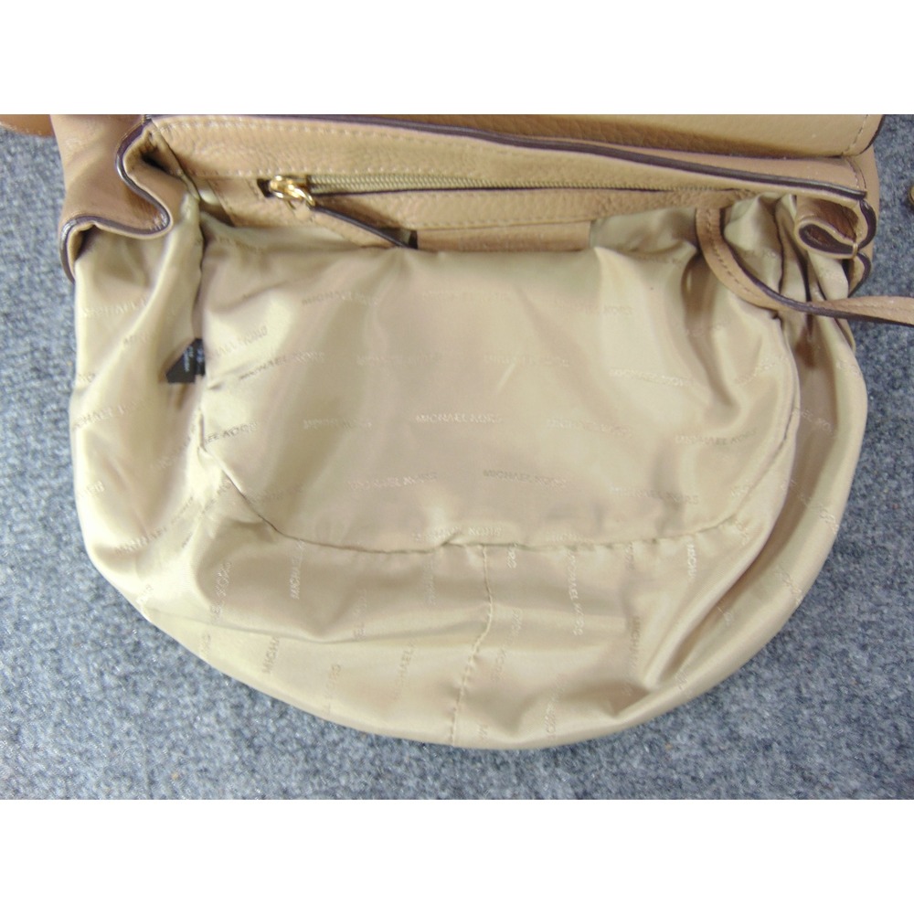 Michael Kors Hamilton Traveler Crossbody Brown Leather‎ Turnlock Bag 30F3AWHM2T - Picture 11 of 16